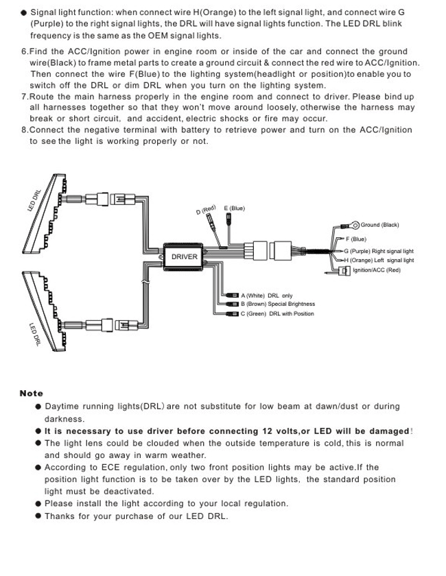 led light strip hook up