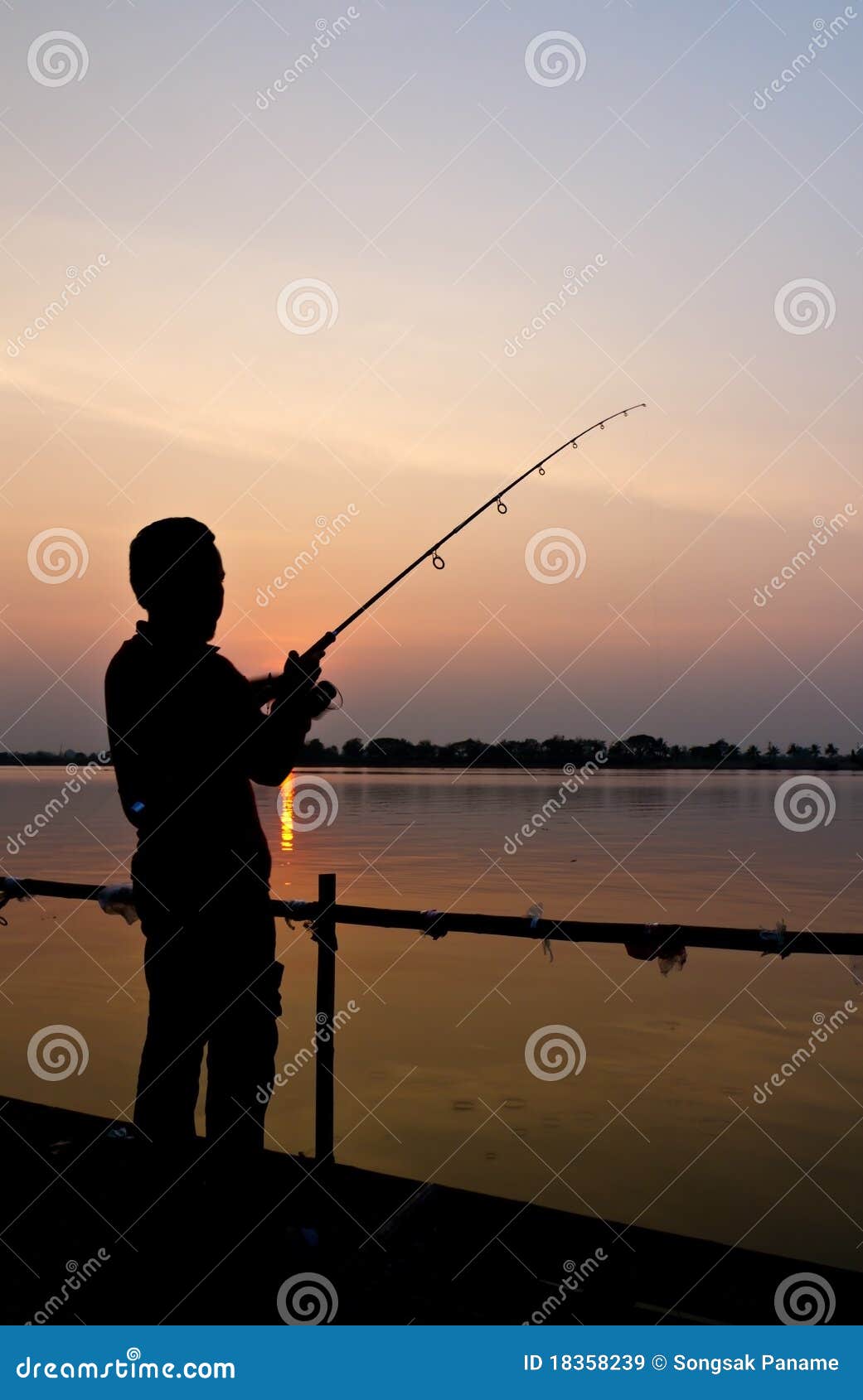 hook up fishing rod
