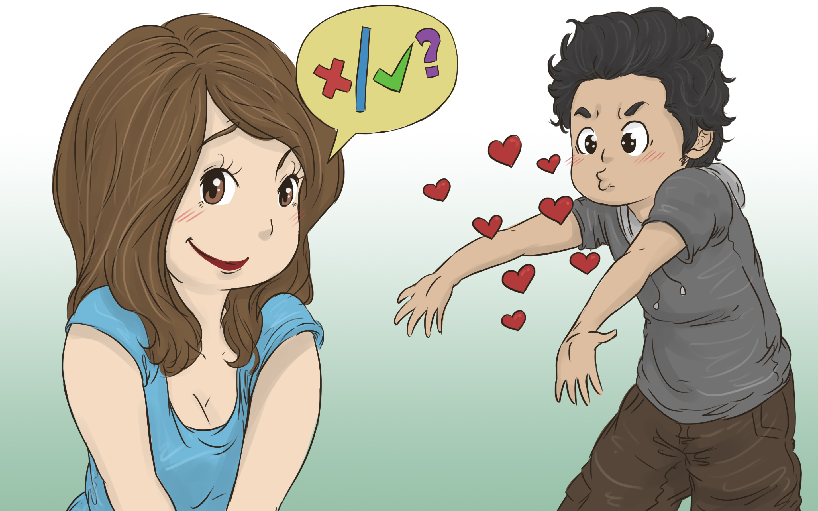 male body language while dating