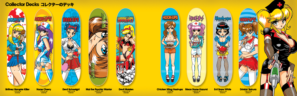 hookup skateboards designs